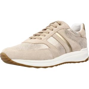 BASKET Basket Femme - GEOX - Airell - Cuir Blanc - Lacets