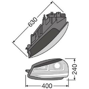 MAGNETI MARELLI Feu Arrière Lampe Droit O//S Côté Conducteur SKODA SUPERB 03.2008-On