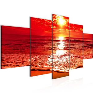 Tableaux en verre acrylique décoration murale motif Marina oubliée