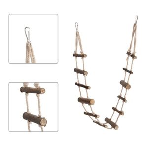 ECHELLE VGEBY Échelle de corde pour animaux de compagnie 100cm corde d'escalade pour animaux de compagnie, pont de corde animalerie jouet