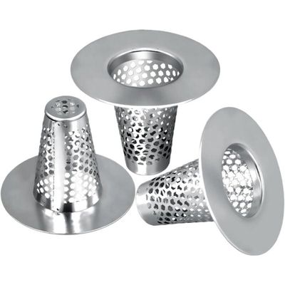 Protège-drain En Silicone 28cm - Filtre Anti-cheveux Pour Douche, évier, Baignoire - Réutilisable - 8