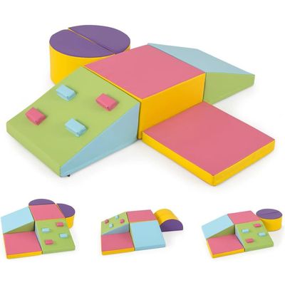6 PCS Parcours Motricité Bébé en Mousse EPE, Module Motricité Bébé