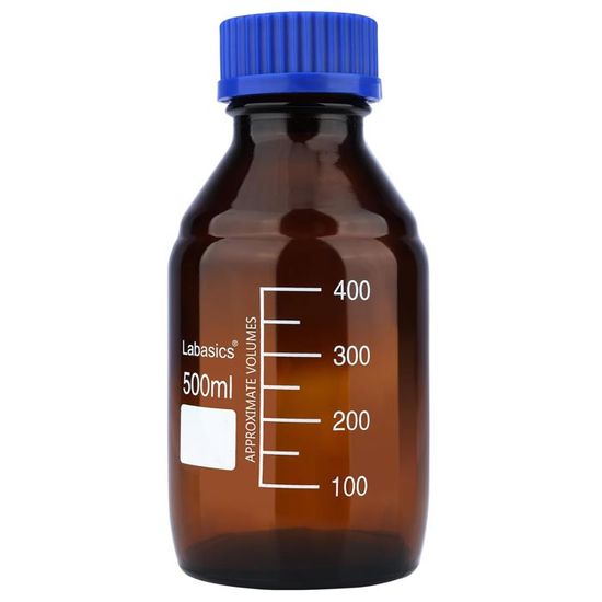 Lot De 4 Flacons De Rangement En Verre Borosilicaté 1000ml - Gradués, Transparents, Neufs