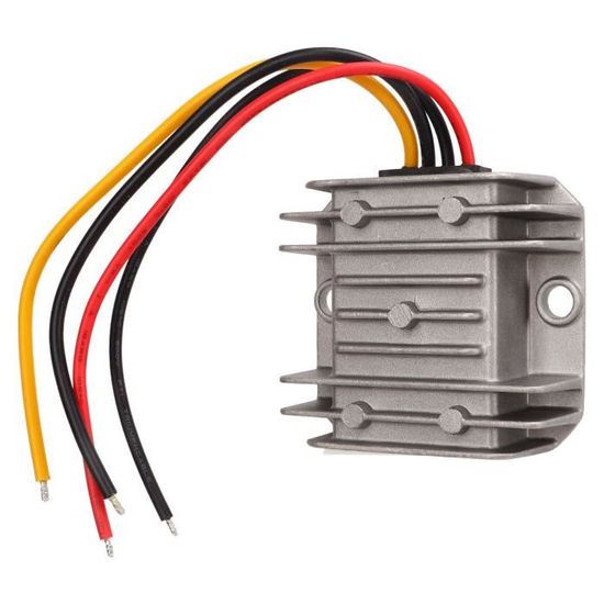 Convertisseur Abaisseur De Tension 24V à 12V - 120W 10A étanche IP68 - Pour Camions, Bus, Systèmes électroniques 12V