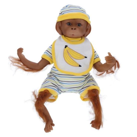Poupée De Singe 40Cm Bébé Singe Poupée Mignon Hautement Simulation