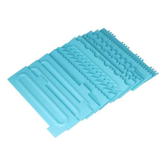 AFASOES 3Pcs Grattoir à Gâteau En Acrylique Transparent Peignes De Décoration De Gâteau - 14