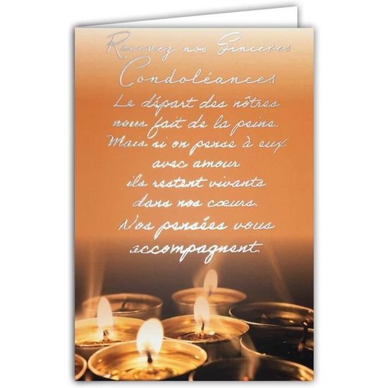 Carte De Condoléances Moderne - Design Montgolfière Et Pissenlit, Gris Argenté, Avec Enveloppe Blanche