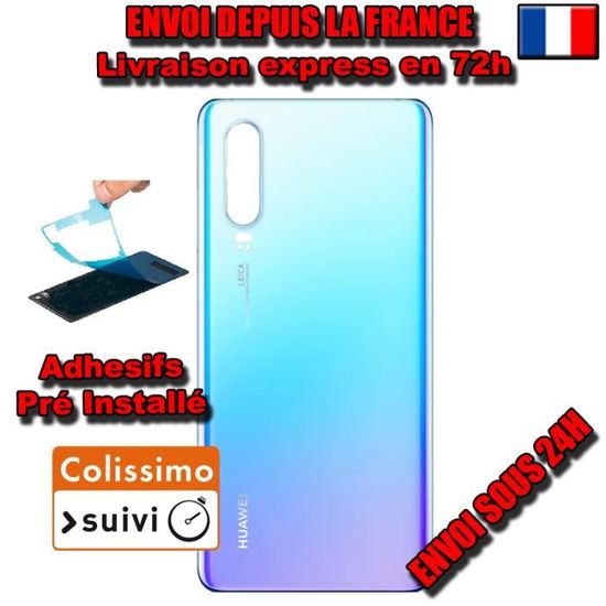 Eonpam - 2 Packs Lentille Caméra Arrière Pour Huawei P30 - Verre De Remplacement HD Avec Kit D'Outils De Réparation