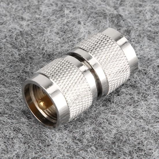 V BESTLIFE Laiton Nickelé UHF PL-259 Connecteur Coaxial à Souder Mâle