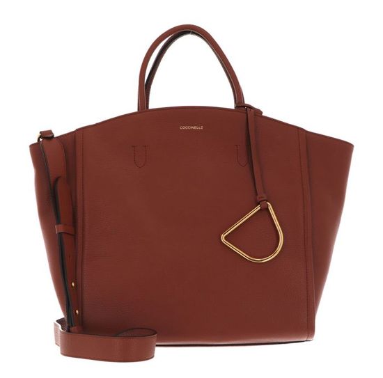 COCCINELLE Sac à main marron en cuir pour femme - Narcisse Handbag ...