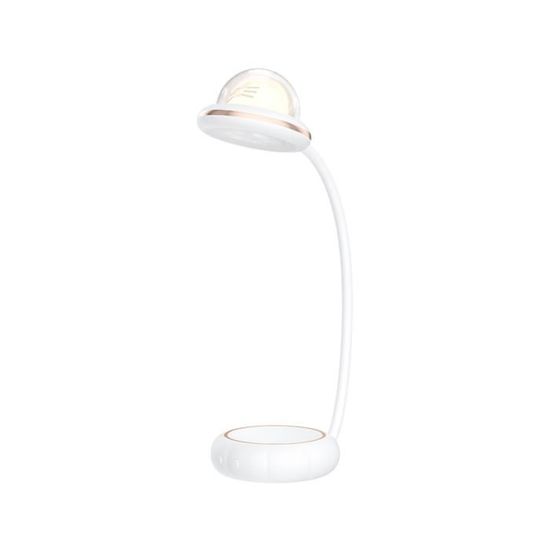 BEL AIR HOME Lampe Bureau 5W Clip à Piles 3 Températures Lumière - Lampe Pince Tactile Blanche Pour Enfants Et Étude
