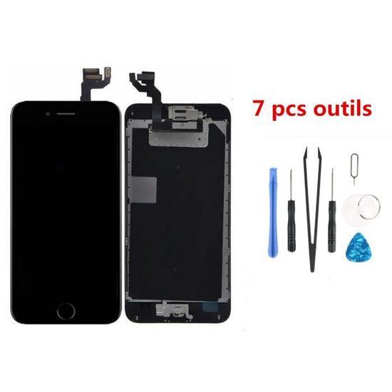 Écran LCD Complet + Vitre Tactile Pour IPhone 6S Plus - Noir, Avec Outils De Montage