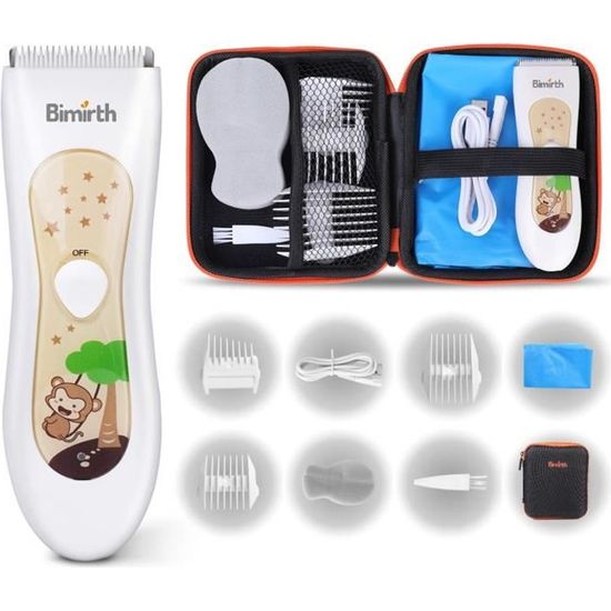 5W Tondeuse à cheveux pour bébé Bimirth électrique silencieux rechargeable USB 68 *50cm
