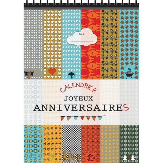 Calendrier Perpétuel Anniversaire - Éditions Résiac