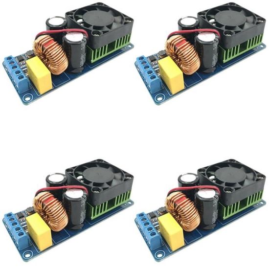 SUNGOOYUE Carte Amplificateur 1000W IRS2092S - Module Audio HiFi Classe D Stéréo Avec Ventilateur - Pour DIY Enceintes Et Caissons