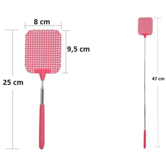 Tête Rotative Rechargeable Tapette à Mouches électrique Attrape-mouches