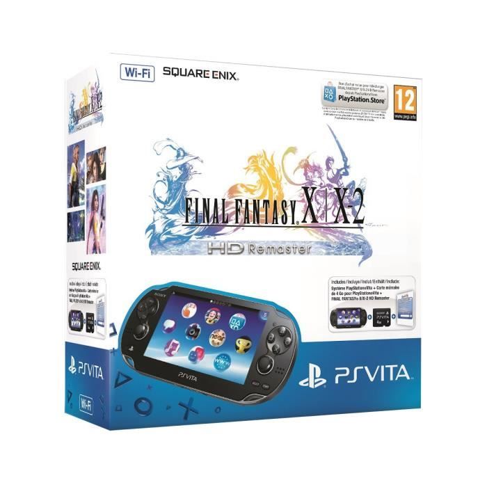 Pack PS Vita WiFi Final Fantasy X/X2 + Carte 4 Go