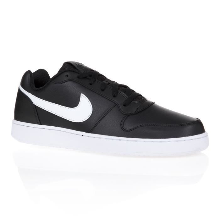 NIKE Baskets Ebernon Low Homme Noir et blanc Gris Cdiscount Chaussures