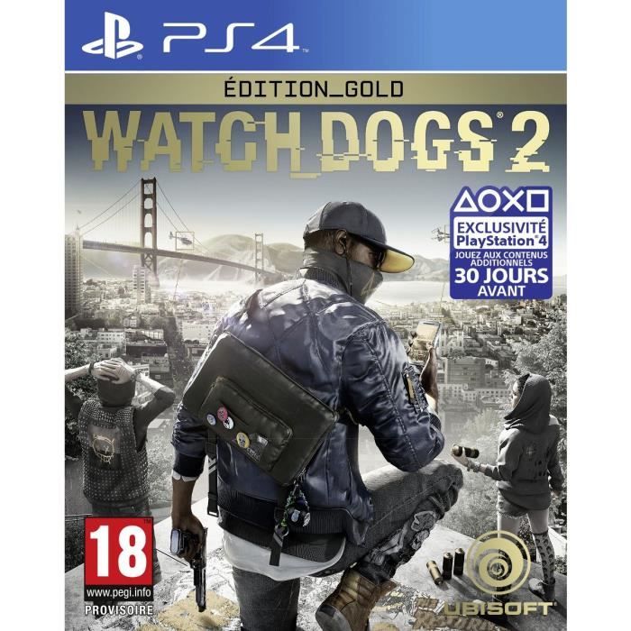 Ubisoft Watch Dogs 2 Edition Gold Jeu PS4
