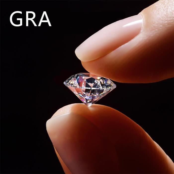 Diamants ronds taillés en laboratoire de taille 1.80 mm à 2.50 mm de couleur F-G à prix réduit - Chine Diamant synthétique, diamant non coupé