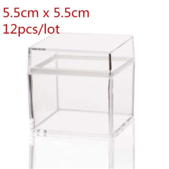 Samuliy Lot de 12 boîtes à bonbons transparentes | Lot de 12 boîtes cadeaux à biscuits à l'ananas et au dessert, décoration à thème, conteneurs à friandises pour hawaïens Samuliy Lot de 12 boîtes à bonbons transparentes | Lot de 12 boîtes cadeaux à biscuits à l'ananas et au dessert, décoration à thème, conteneurs à friandises pour hawaïens