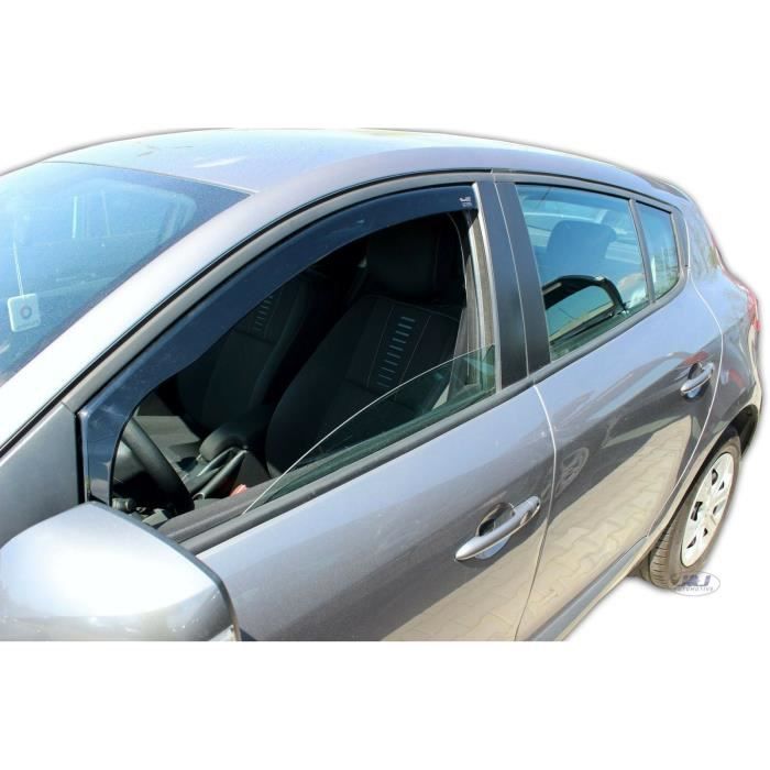 - Deflecteurs d'Air déflecteurs de vent Compatible avec Renault Megane III 2008-2016 2 pièces