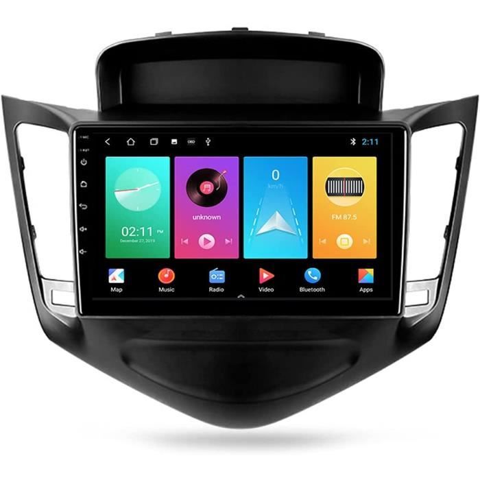 Autoradio Bluetooth Double Din avec GPS 9'' Écran Tactile 5G WiFi Plug and Play Full RCA SWC Support Carautoplay-GPS-Dab+-OBDII 606