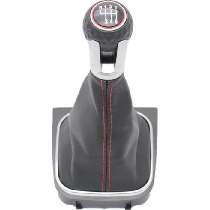 Pièces Auto,Pour VW Golf 5 V MK5 R32 GTI 2004 2005 2006 2007 2008 nouveau 2009 vitesse 5-6 bâton de voiture pommeau - Type 6 speed#A
