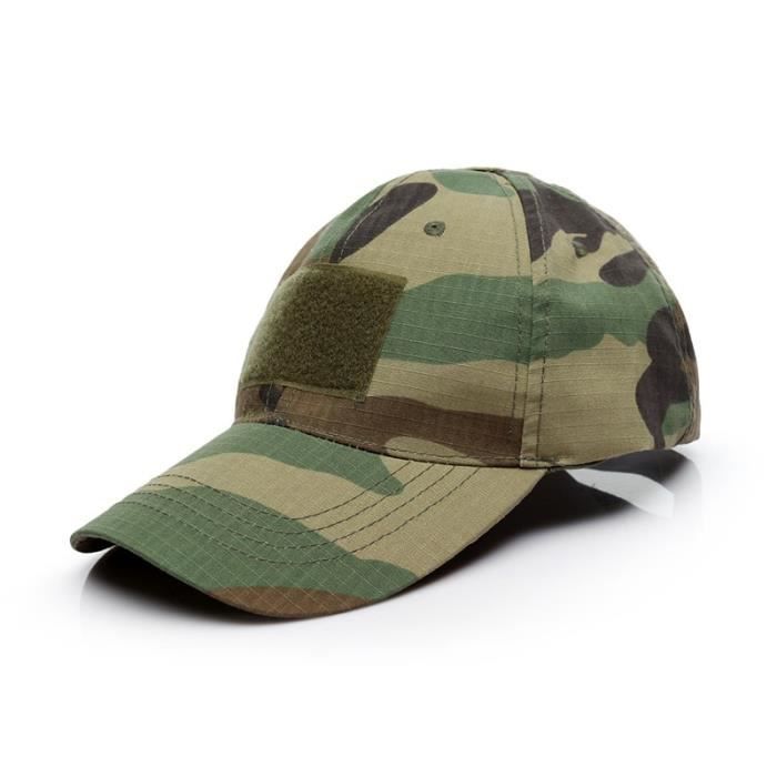 Sports de plein air Snap Back casquettes Camouflage chapeau simplicité tactique militaire armée Camo 16 Adjustable
