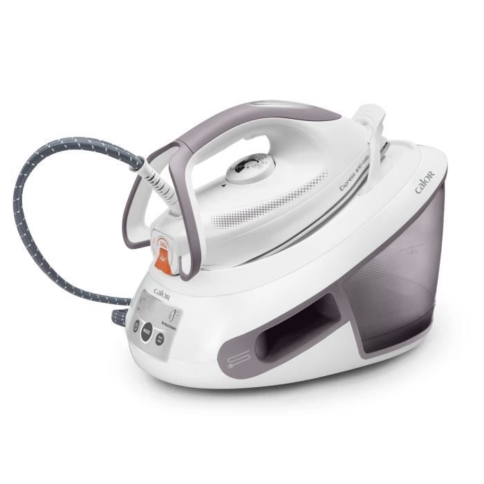 Centrale vapeur CALOR SV8011O Express anti-calc blc-gris