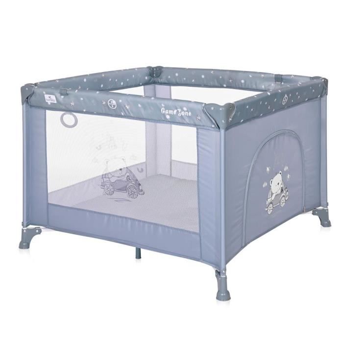 Parc bébé pliant / parc pliable pour bébé GAME ZONE Lorelli bleu
