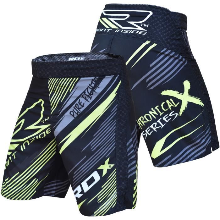 RDX MMA Short Entraînement Grappling UFC Kick Boxe Arts Martiaux Free Fight Cage R5