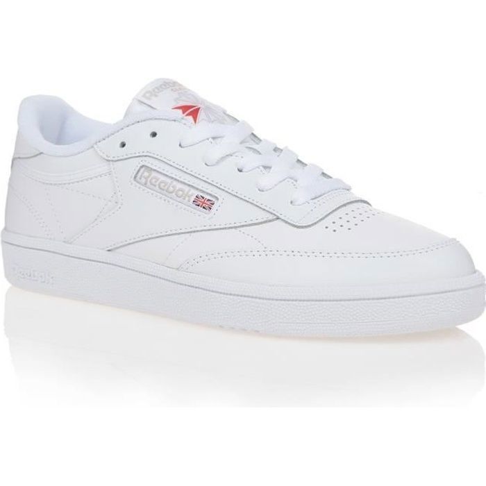 REEBOK Baskets Club C85 Cuir - Femme - Blanc