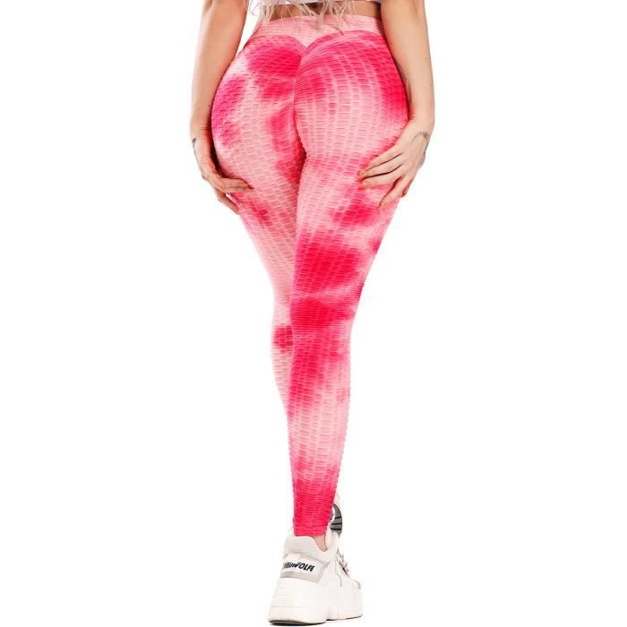 STARBILD Femmes Leggings de Sport Anti-Cellulite Pantalon de Compression Push Up Taille Haute Fesse Remontée Multicolor Yoya Fitness