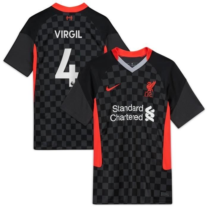 Nouveau Maillot de Foot Virgil Van Dijk Liverpools 2020 2021 Pas Cher pour Homme