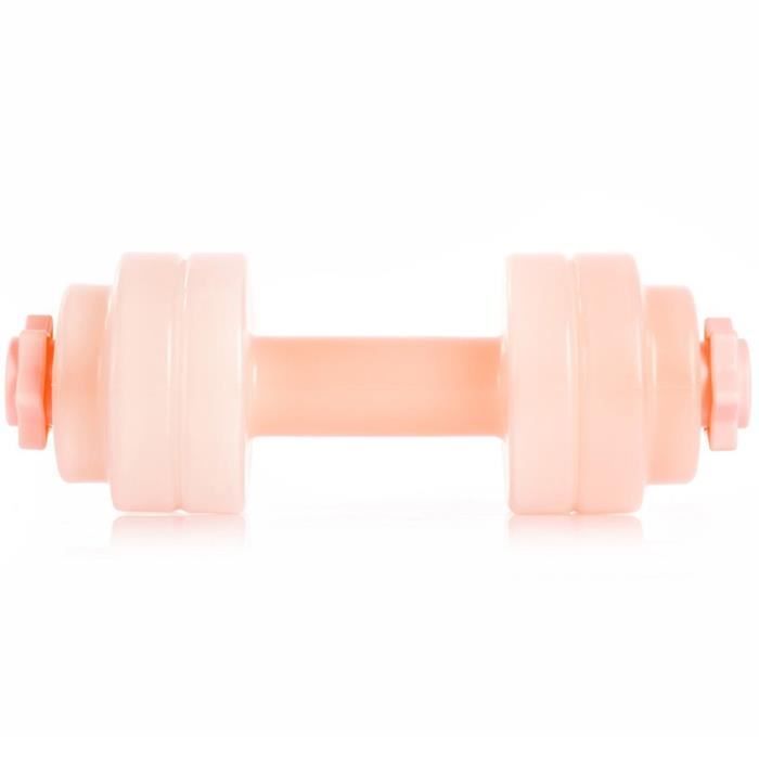 Mini réservoir d'eau portable en plastique musculation poids haltère haltère d'eau