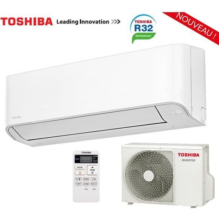 Climatisation TOSHIBA mon Split 3,3 kW - R32