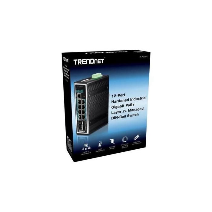 TRENDNET Commutateur Ethernet TI-PG1284i 8 Ports Gérable - 3 Couche supportée - Modulaire
