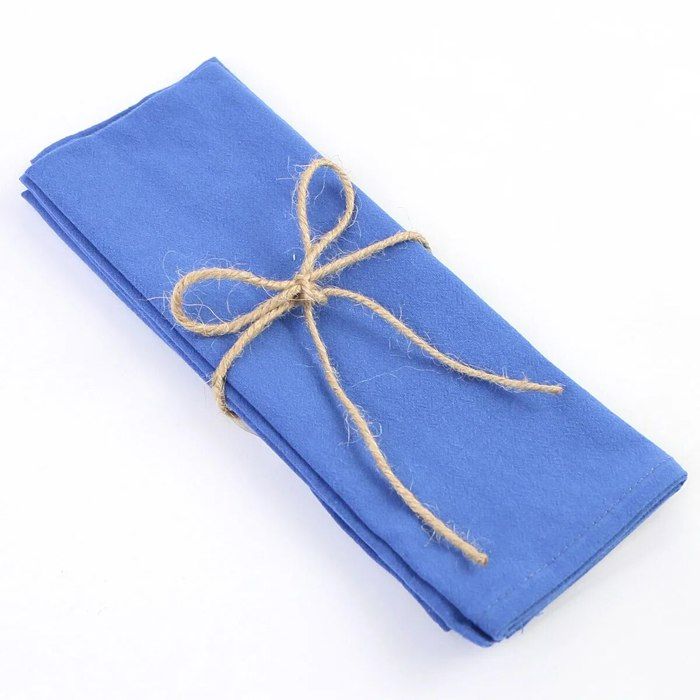 Serviettes De Table En Tissu 12 Pièces - Vert Foncé 40x40cm Hôtel Restaurant Qualité Premium