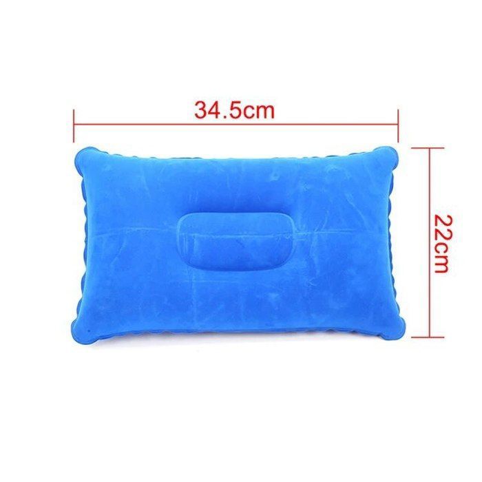 2X Oreiller gonflable de voyage Camping plage voiture avion appuie-tête coussin | eBay