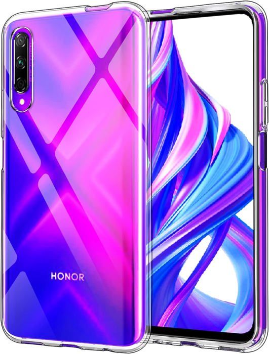 HULLIN Custodia In Silicone Color Lavanda Per HUAWEI P Smart Pro E Honor 9X Pro (6.59'') - 3