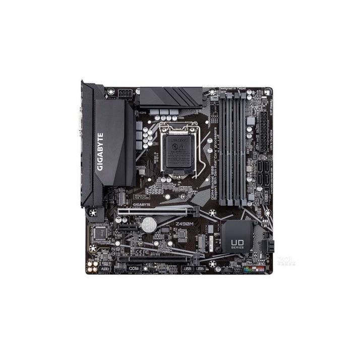 Carte mère GIGABYTE Z490M Intel Z490 Socket LGA1200 4xDDR4 SDRAM 128GB Micro ATX - Gigabyte