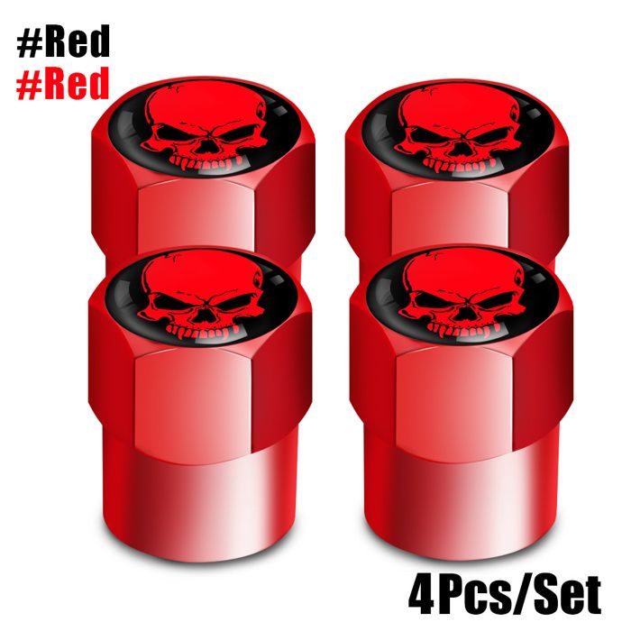 Lot De 4 Bouchons De Valve De Pneu Universels Résistants à La