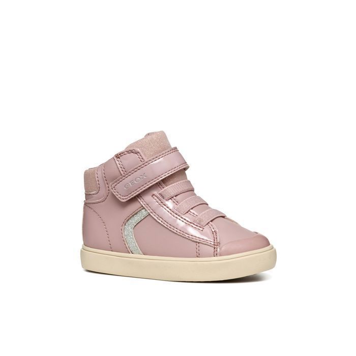 Geox Geox Gisli - Baskets bébé fille rose respirantes à lacets