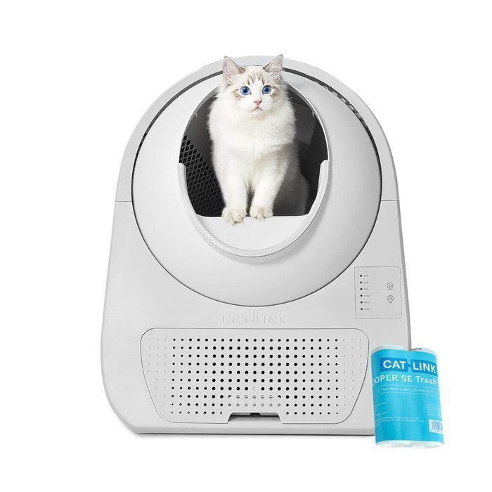 Meilleurs prix pour CATLINK Young-Bac à litière autonettoyant, avec marchepied, désodorisant, Silencieux, pour Plusieurs Chats,  1,5 à 10 kg