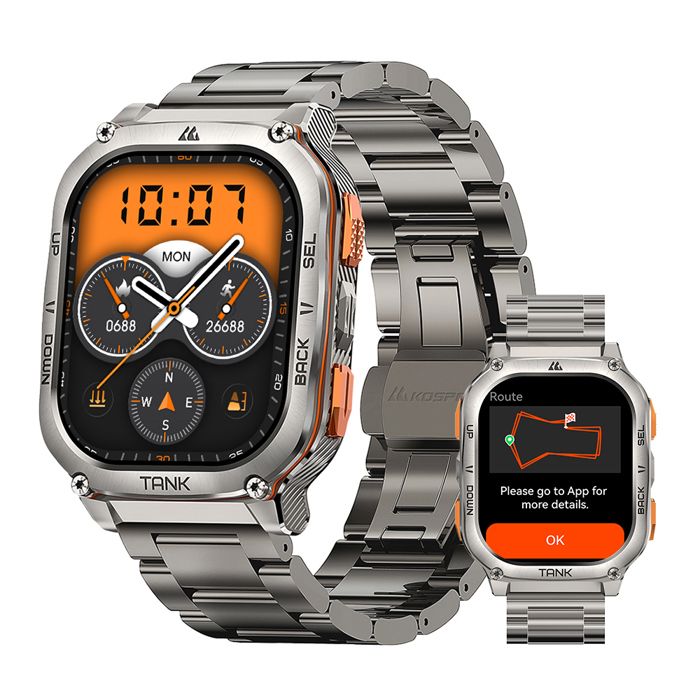 Montre connecté Homme KOSPET M3 Ultra Montre Sport GPS 50m Etanche40+ JoursRépondreappelerSommeil Tracker 2 Bandes - vue 2