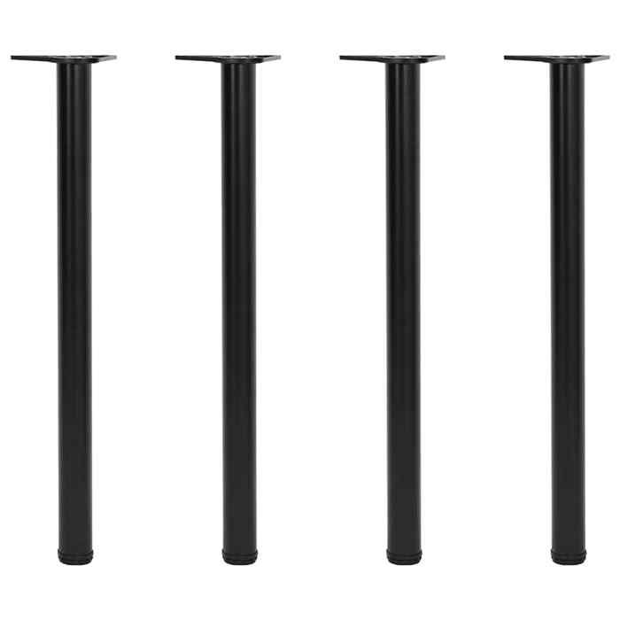 SALE 20254 pieds de table réglables en hauteur 870 mm Noir488 Kg 8398