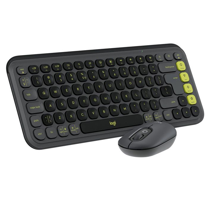 Logitech POP ICON COMBO Kit Mouse e Tastiera Bluetooth Programmabile 920 013115
