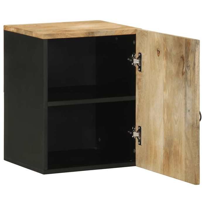 CLARENCE® Armoire de Rangement pour Salle de Bain - Colonne WC - Meuble suspendue - bois massif manguier LL0862