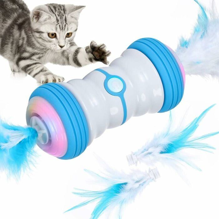 Jouet pour Chat, Jouet Intelligent à Deux Vitesses, AutoRotatif — free download